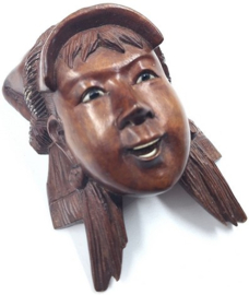 Indonesisch houten wandmasker