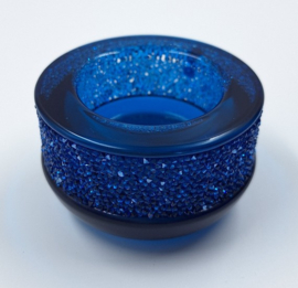 Shimmer theelicht dark blue 9400/000/624