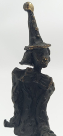 Bronzen clown door Corry Ammerlaan van Niekerk