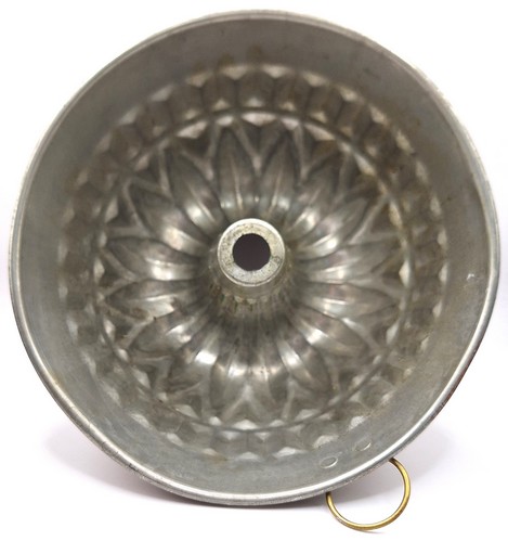 Grote koperen bakvorm tulband - 18,5 cm