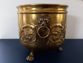 Messing cachepot / jardinière