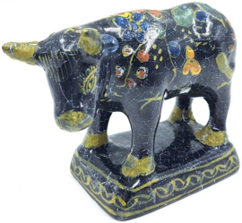 Set zwarte Delftse koetjes