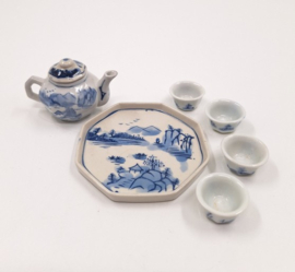Chinees miniatuur theeservies