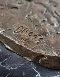 Bronzen paard naar Edgar Degas