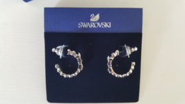 Swarovski kleine oorringen met strik