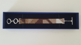 Swarovski armband met bruine kristallen