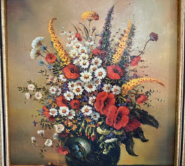 Kleurrijk stilleven door C. Pila