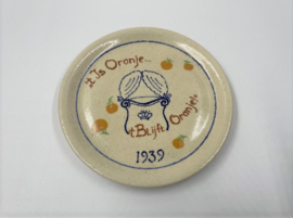 Bord t.g.v. de geboorte prinses Irene