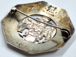 Zilveren Peruaanse broche