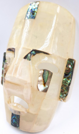 Mexicaans dodenmasker parelmoer