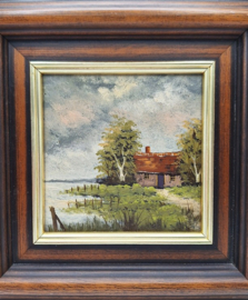 Hollands tafereel van boerderij