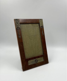 Houten art nouveau fotolijst