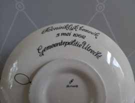 Bord huwelijksjubileum Juliana en Bernhard 1937 - 1962