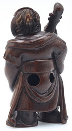 Netsuke van een muzikant
