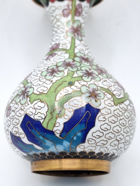 Cloisonne vaasje Bonsai