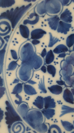 Delfts blauw pannenkoekbord - 18e eeuw