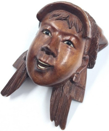 Indonesisch houten wandmasker