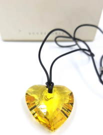 Swarovski ketting Topaz hartje 9450/000/071