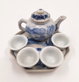 Chinees miniatuur theeservies