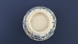 Chinese kop en schotel geribbelde rand - 18e eeuw