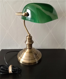 Groene notarislamp