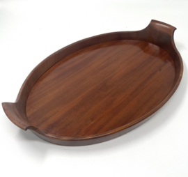Bewerken - Antiek houten dienblad