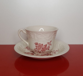 4 kop en schotels van Staffordshire