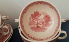 Villeroy & Boch, 8 soepkommen met schotel - Burgenland