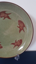 Celadon schaal met koi