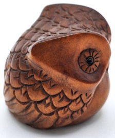 Netsuke van een uil