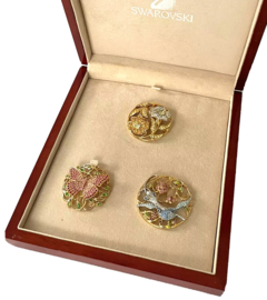Set van 3 broches - Garden of Tranquility