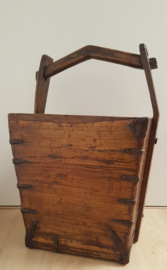 Originele houten rijstmand