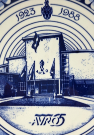 65-jarig jubileumbord AVRO