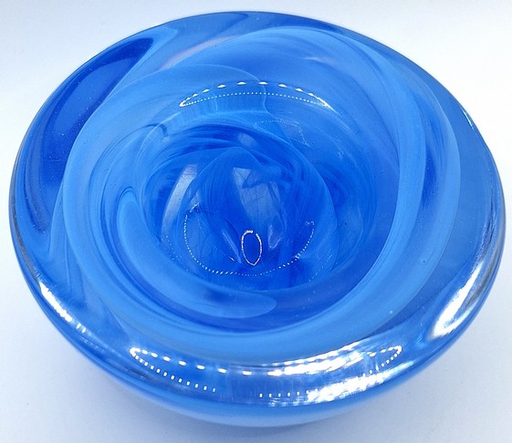 Kosta Boda - Waxinelichthouder blauw