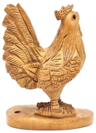 Netsuke van een haan