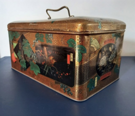 Grote rechthoekige trommel met Chinees decor