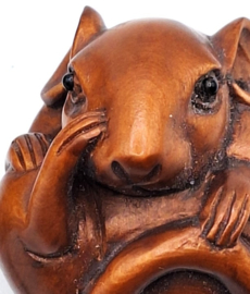 Japanse inro met ratjes