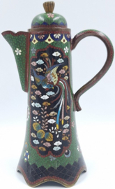 19e-eeuws Japans cloisonné theepotje