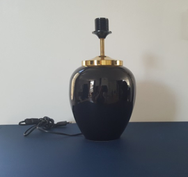 Lampvoet zwart met goud