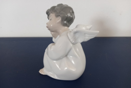 Lladro zittende engel