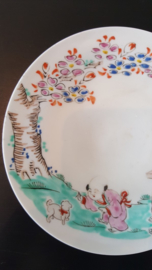 Kop en schotel Japans eierporselein