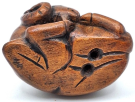 Netsuke zodiac geit