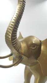 Vintage messing olifant (groot)
