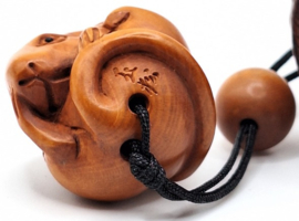 Japanse inro slangenmand