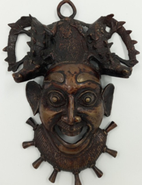 Afrikaans bronzen masker