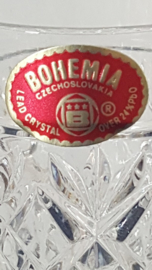 Kristallen karafje met borrelglaasje
