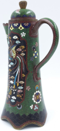 19e-eeuws Japans cloisonné theepotje