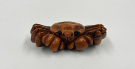 Netsuke van een krab