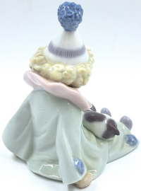 Lladro beeldje, clown met hond #5277