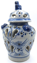 Chinees wierrookpotje met tempelleeuw 